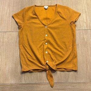 J. crew burnt orange top